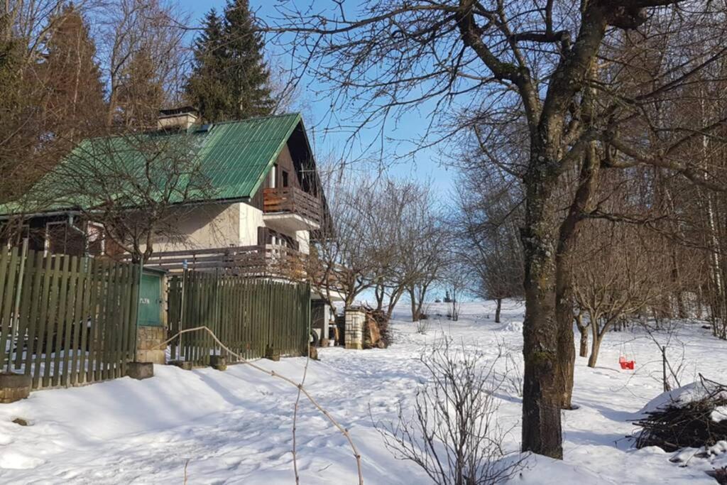 Chata Na Poskle U Lesa S Vyhledem Hutisko Exterior foto
